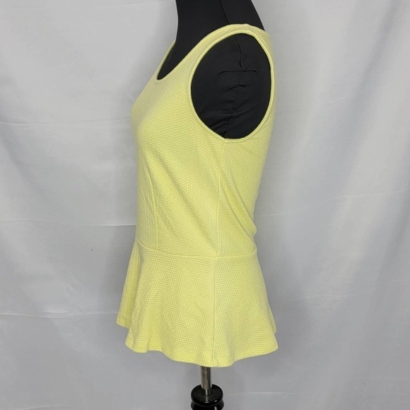 ANN Taylor Neon Yellow Tank with Flair Waist - Picture 8 of 12